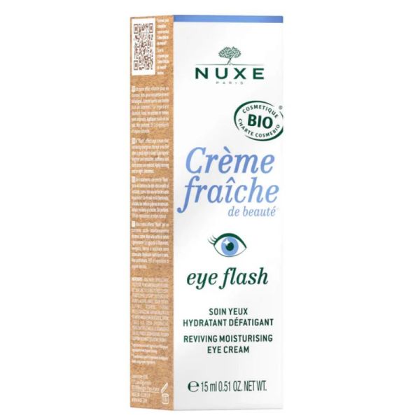 Nuxe Crème Fraîche Eye Flash soin yeux hydratant Bio 15 ml