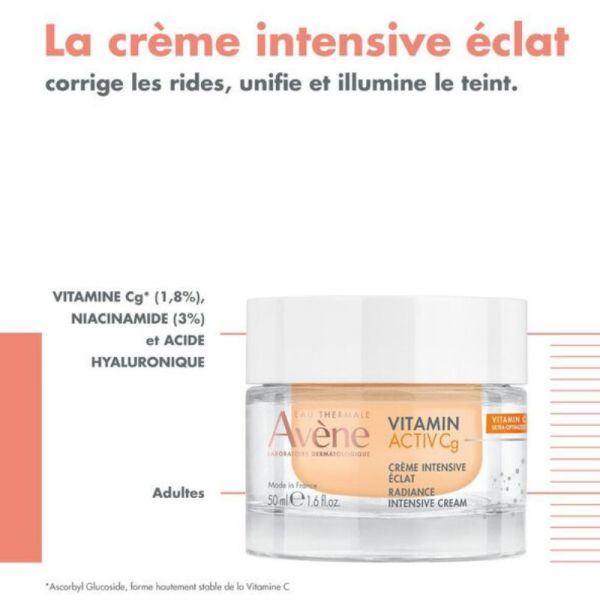 Avène Vitamine Activ Cg crème Intensive éclat 50ml