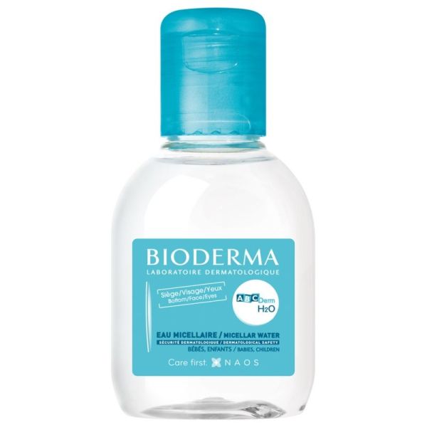 ABCDerm H2O solution micellaire format voyage 100ml