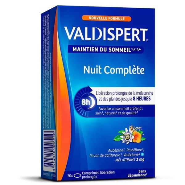Valdispert Nuit complète 30 comprimés