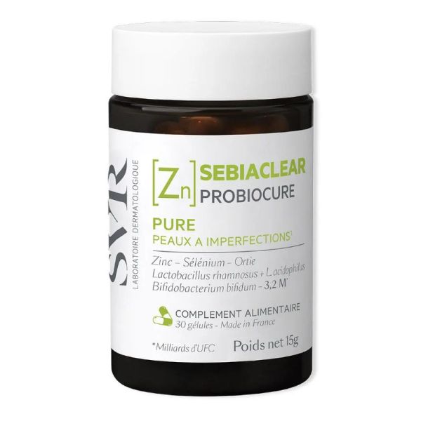 Sebiaclear Probiocure Pure peaux à imperfections 30 gélules