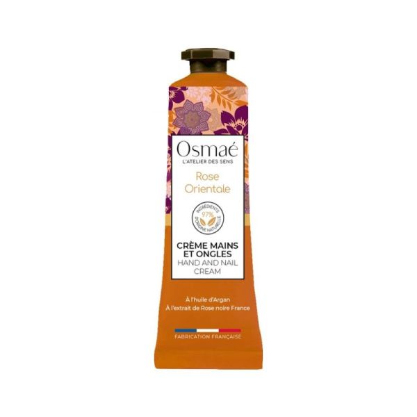 Crème mains et ongles rose orientale 30 ml