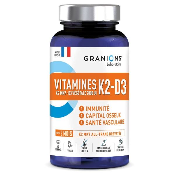 Granions Vitamines K2-D3 60 Comprimés
