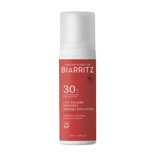 Laboratoires de Biarritz solaires SPF30 lait Invisible 100ml
