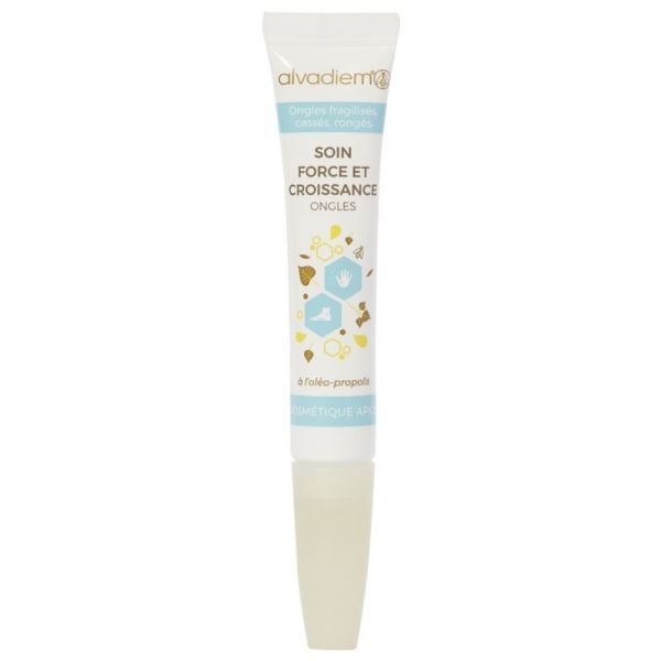 Alvadiem Ongles Fragilisés, Cassés, Rongés Soin Force et Croissance 10 ml