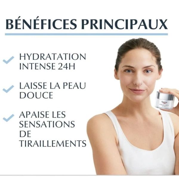 Eucerin Aquaporin Active soin hydratant peau sèche 50ml