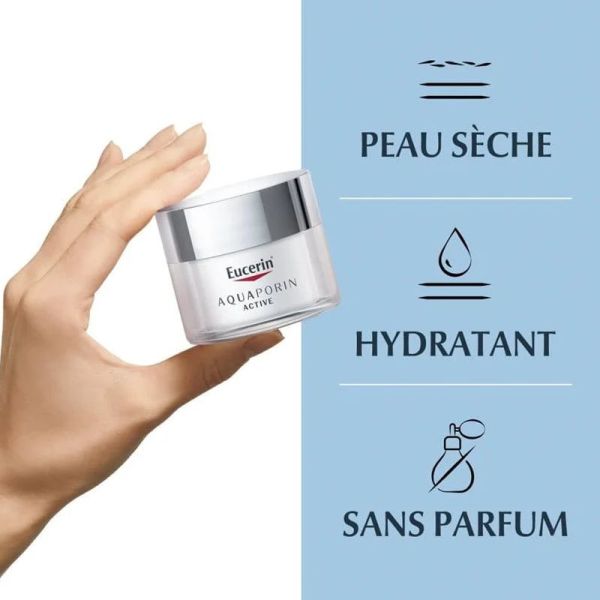 Eucerin Aquaporin Active soin hydratant peau sèche 50ml