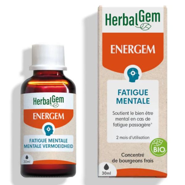 HerbalGem Energem Surcharge Mentale Bio 30 ml