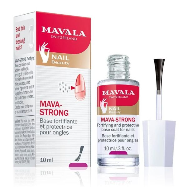 Mavala base fortifiante Mava-Strong pour ongles fins, mous, cassants 10ml