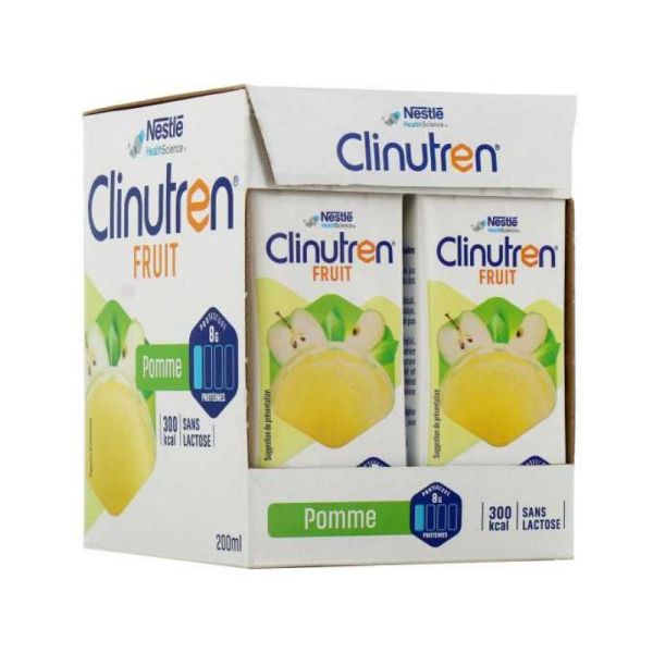 Clinutren Fruit saveur pomme 4 x200ml