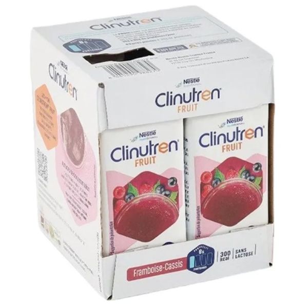 Clinutren Fruit saveur framboise cassis 4x 200ml