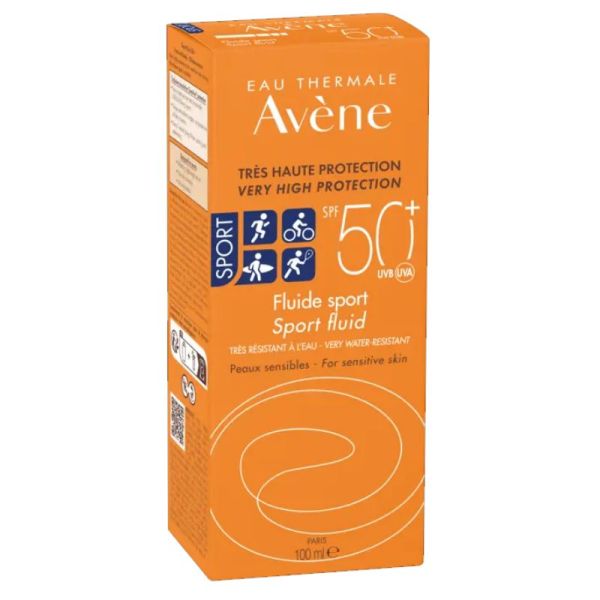 Avène Protection Solaire fluide sport SPF50+ peaux sensibles 100ml