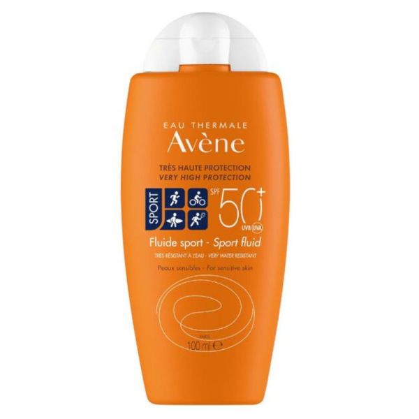 Avène Protection Solaire fluide sport SPF50+ peaux sensibles 100ml