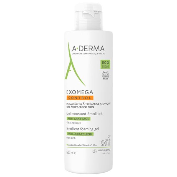 Exomega Control Gel Moussant Émollient Anti-Grattage 500 ml