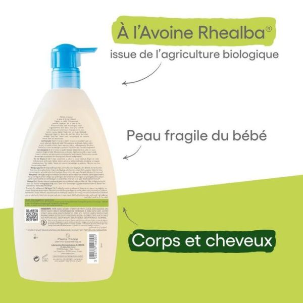 A-Derma Primalba gel lavant bébé 2en1 750ml