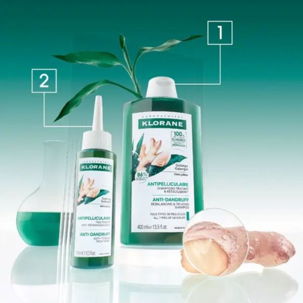 Klorane Galanga traitement antipelliculaire et anti démangeaisons 100ml