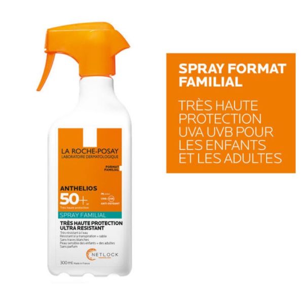 Roche-Posay Anthelios SPF50+ crème solaire spray 300ml