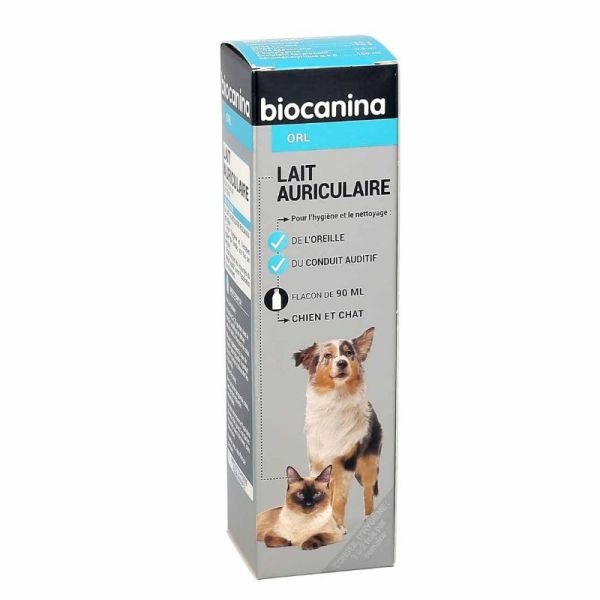 Biocanina Lait auriculaire nettoyant 90 ml