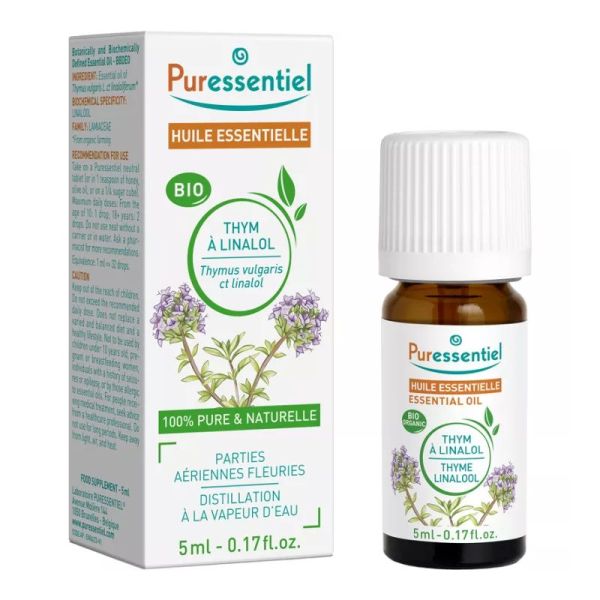 Puressentiel Huile Essentielle Bio Thym Linalol 5 ml