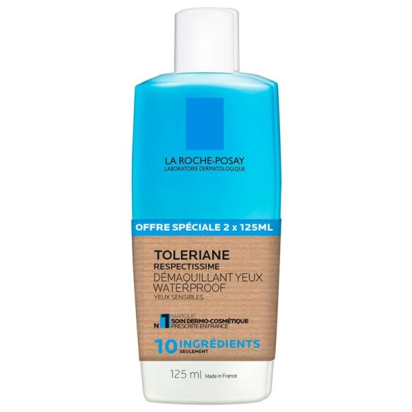 Respectissime Démaquillant Yeux Waterproof Lot de 2 x 125 ml