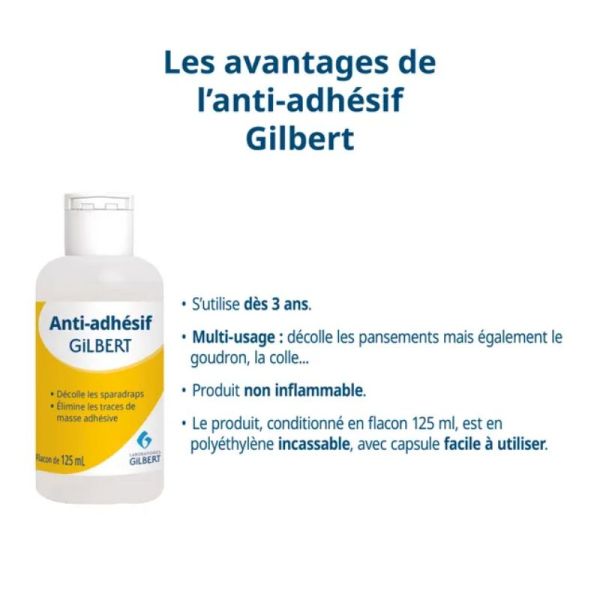 Gilbert anti adhésif solution 125ml