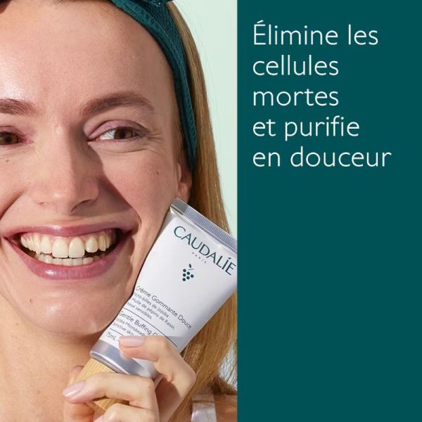 Caudalie  Vinoclean crème gommante douce aux micro billes de jojoba 75 ml
