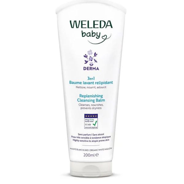 Weleda baume lavant relipidant DERMA 3en1 200ml