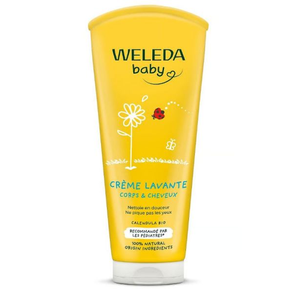 Weleda Baby crème lavante corps et cheveux Calendula 200ml