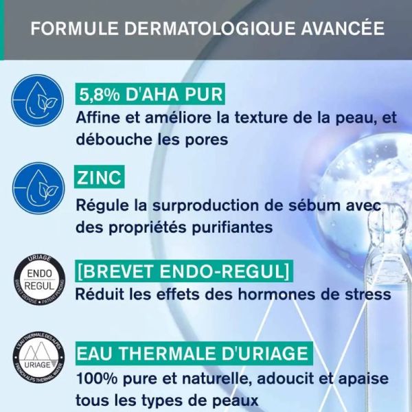 Uriage Hyséac Sérum peau neuve booster anti Imperfections 30ml