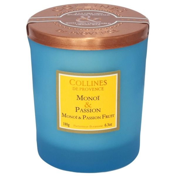 Collines de Provence bougie Duo Senteur Monoï & Passion 180gr