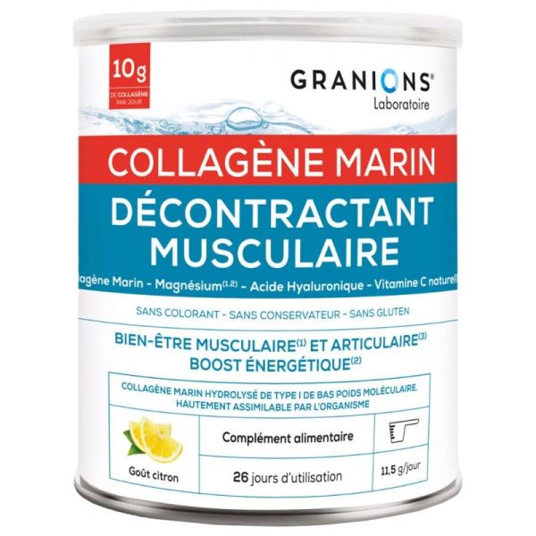 Granions Collagène Marin Décontractant Musculaire 300 g