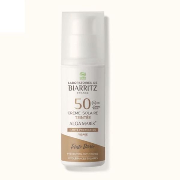 Laboratoires de Biarritz Crème solaire teintée dorée SPF50 50ml