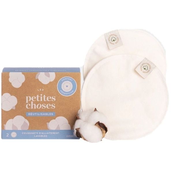 Les Petites Choses coussinets d'allaitement lavables réutilisables 2 coussinets