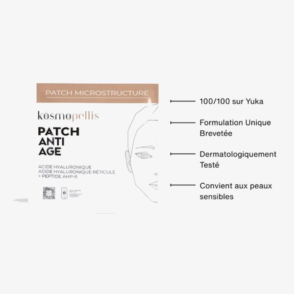 Goodlifescience patch anti-âge - 900 micro-cônes 2 patchs
