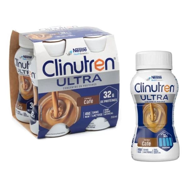Clinutren Ultra saveur cafée 4 x 200 ml