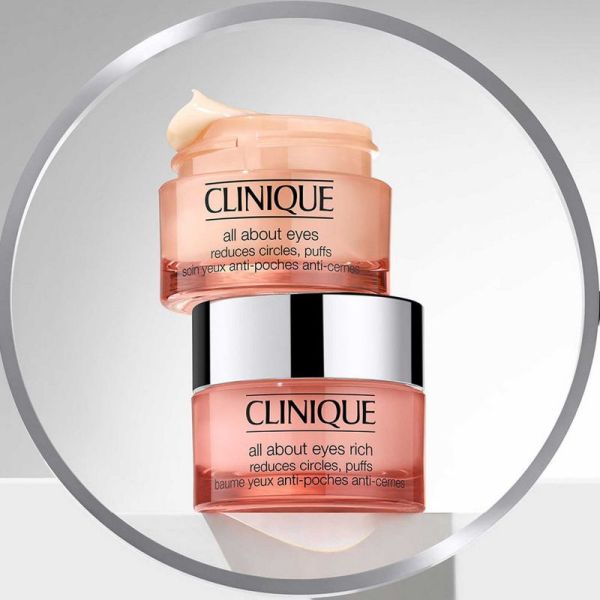 Clinique All About Eyes™ Riche baume yeux anti-poches anti-cernes 15ml