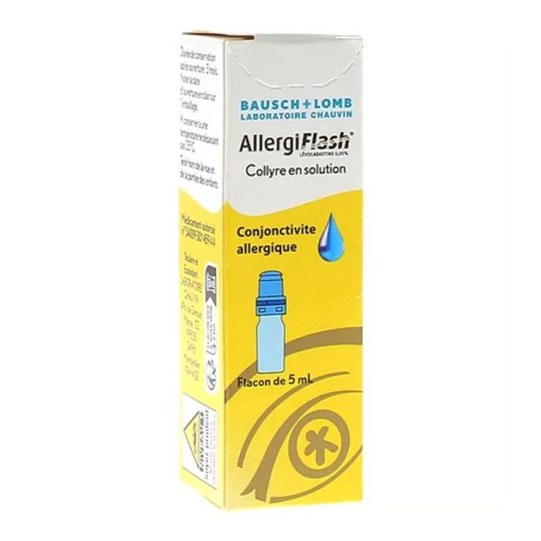 Bausch+Lomb AllergiFlash Collyre Anti-Allergique 5 ml