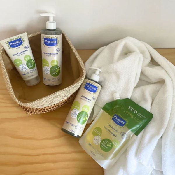 Mustela eau micellaire visage & corps bio 400ml
