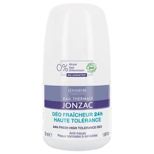 Eau Thermale Jonzac Déo Fraicheur 24H Haute Tolérance Bio 50 ml