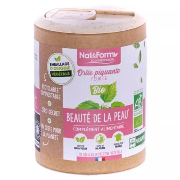 Nat&Form Ecoresponsable Ortie Piquante Bio 90 Gélules Végétales