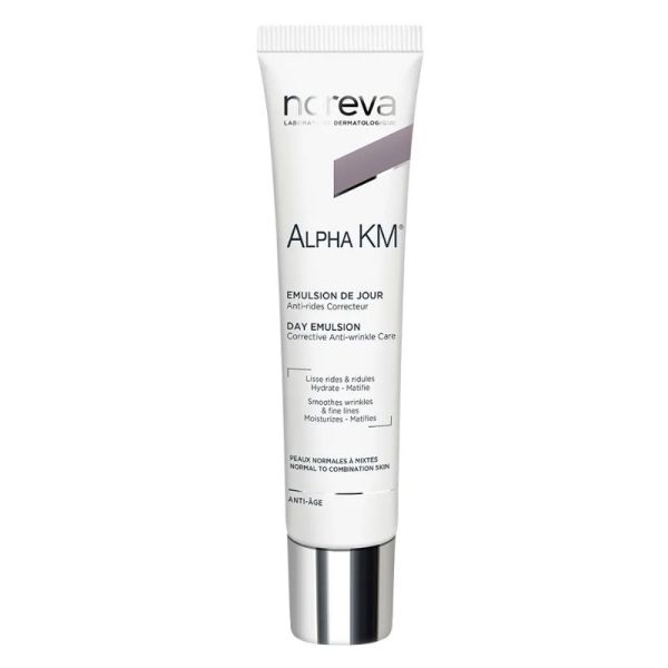 Alpha Km Emulsion de jour peaux normales à mixtes 40 ml