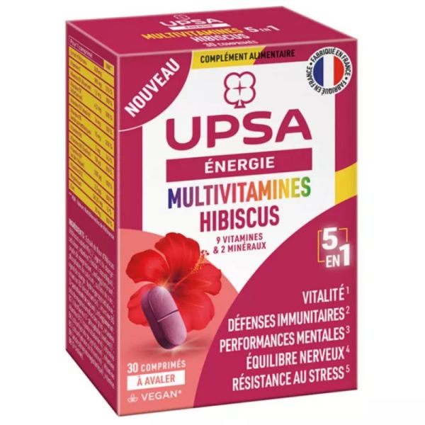 UPSA Multivitamines 5 en 1 30 comprimés