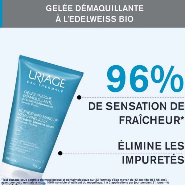 Uriage gelée fraiche démaquillante 150ml
