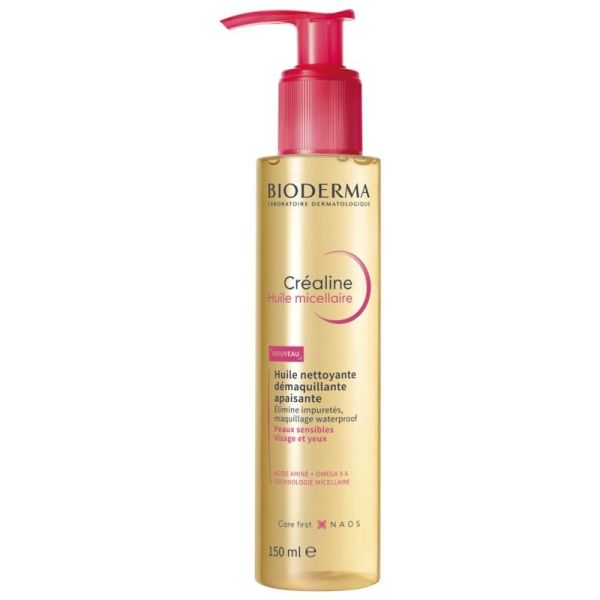 Créaline huile micellaire visage peau sensible 150ml