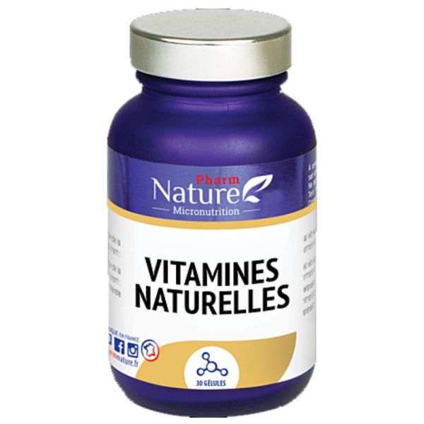 Pharm Nature Micronutrition Vitamines Naturelles 30 Gélules
