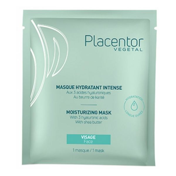 Placentor masque hydratant 3 acides hyaluroniques beurre de karité 25g