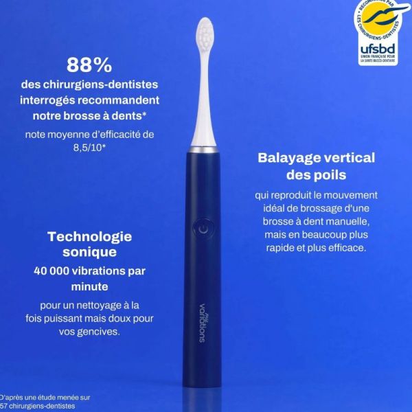 Myvariations Brosse à Dents Électrique Midnight Blue