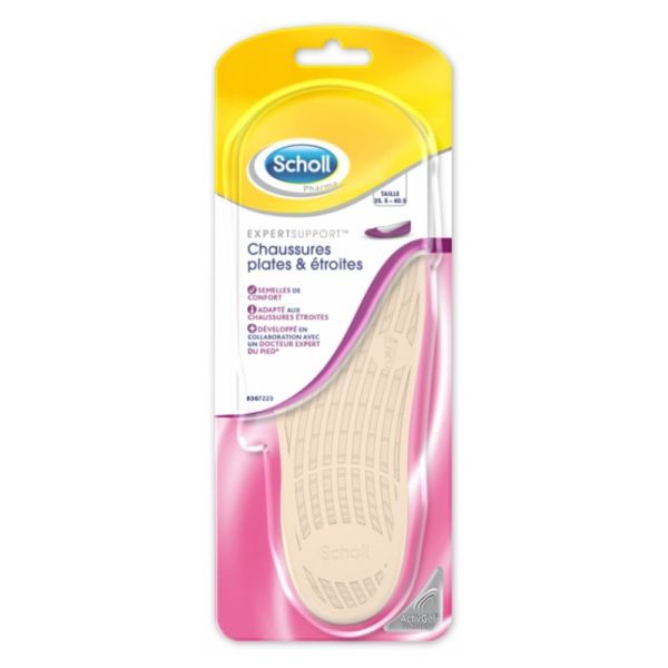 Scholl semelles GelSoft chaussures étroites pointure 35,5-40,5