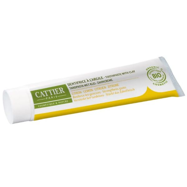 Cattier Dentargile renforcement gencives HE de citron bio 75ml