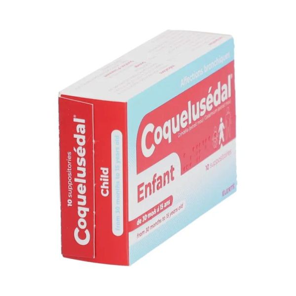 Coquelusedal enfant 10 suppositoires